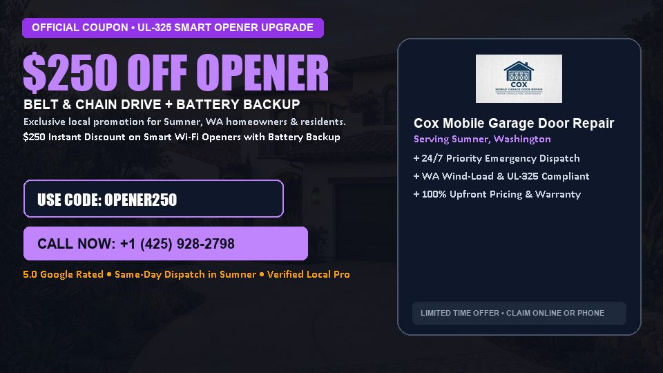 Cox Mobile Garage Door Repair $250 OFF Premium LiftMaster Opener Installation